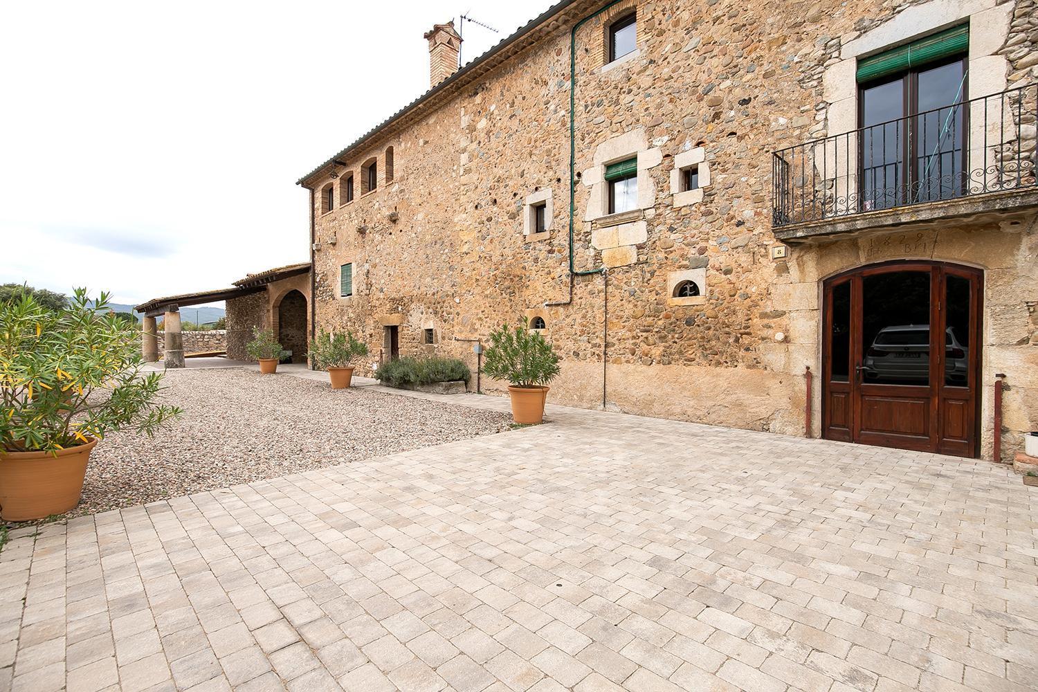 Vila Masia Mas Sastre Con Piscina Cerca De Girona Bordils Exteriér fotografie